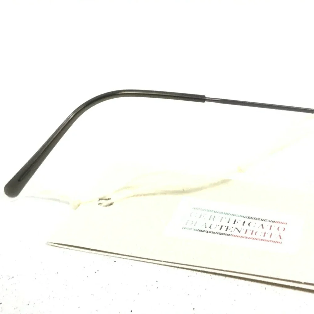 Emporio Armani Eyeglasses Frames 137 1214 Purple Rectangular Half Rim 48-19-135